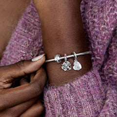 Pandora Charm-Anhänger Pinker Familienstammbaum: Liebe & Verbundenheit