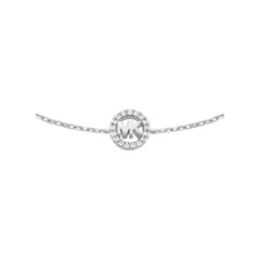 Michael Kors Kors MK Damen Armband Silberfarben mit Zirkonia – MKJ8701040