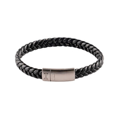 AZE Jewellery Kinderarmband Leder Schwarz 15cm