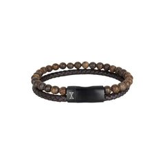 AZE Jewellery Armband Mount Terra Braun 19.5cm