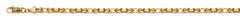 Armband Königskette klassisch Gelbgold 750 halbmassiv 4.0mm 22cm
