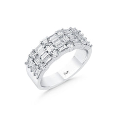 bague en or blanc avec diamants - BYZ0003287