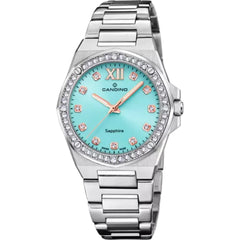 Candino Lady Elegance Damen Schweizeruhr mit Blauem Zifferblatt - C4751/2