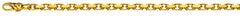 Collier Anker geschliffen Gelbgold 750 ca. 5.0mm