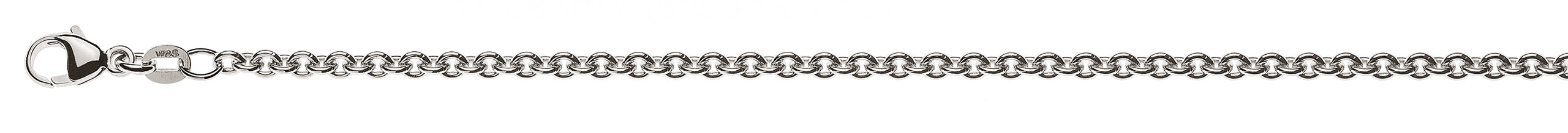 Armband Rundanker Weissgold 750 ca. 3.1mm