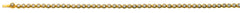 Collier Tennis Zargenfassung Gelbgold 750 mit 108 Brillanten H SI 3.78ct 42cm