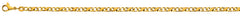 Collier Carrera poliert satiniert Gelbgold 750 ca. 3.5mm
