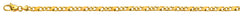Armband satiniert poliert Gelbgold 750 ca. 4.0 mm