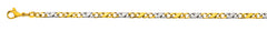 Armband Carrera poliert Bicolor Gold 750 ca. 3,5mm