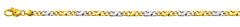 Armband Carrera poliert Bicolor Gold 750 ca. 4,0mm