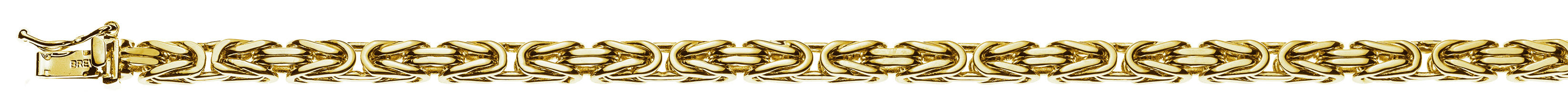 Collier Konigskette klassisch Gelbgold 750 ca. 4.0mm