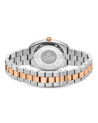 COVER Urban Muse Faceted Diamond Damen Uhr Silber Roségold