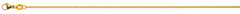 Collier Panzerkette Geschliffen Gelbgold 585 ca. 1.4 mm