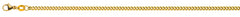 Collier Panzerkette geschliffen Gelbgold 750 ca. 2.6mm