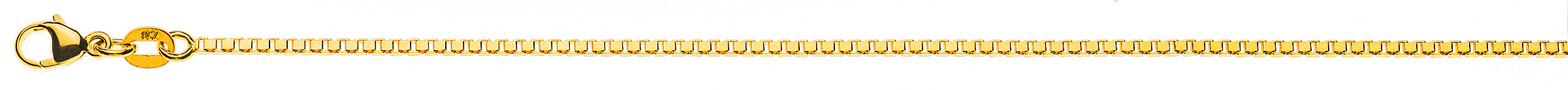 Collier Venezianer diamantiert Gelbgold 375 ca. 1.4mm