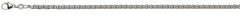 Collier Zopfkette Weissgold 750 ca. 3.3mm