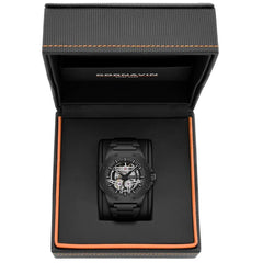 Cornavin Automatik Herrenuhr Skelet in Schwarz - SK.04.B