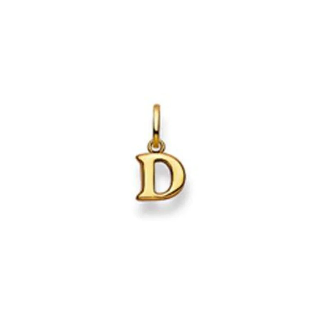 Buchstaben Anhänger in 18 Karat Gold - 750 - D