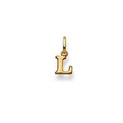 Buchstaben Anhänger in 18 Karat Gold - 750 - L
