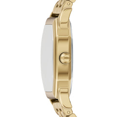 Fossil Harlow Quarz 27 mm Edelstahl Damenuhr in Gold/Schwarz - ES5433