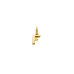 Gelbgold Buchstaben Anhänger - 18 Karat Gold - 750 - F