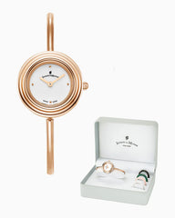 Jacques du Manoir Aurora Damenuhr Roségold 26 mm - JWL05402