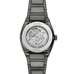 Fossil Everett Automatik Gunmetal 42 mm Herrenuhr aus Edelstahl - ME3206