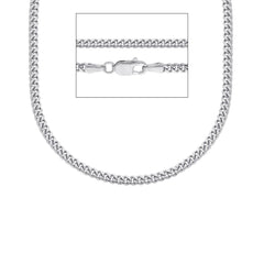 Damen Halskette aus 18 Karat Gold in Weissgold - MGP080BB