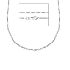 18 Karat Gold Halskette 750 Weissgold - MRB050BB