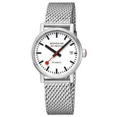 Mondaine EVO2 Automatik Herrenuhr aus Edelstahl, 35 MM - MSE.35610.SM