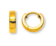 Creolen Gelbgold 750 U-Profil 12.5mm