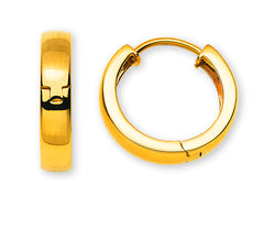 Creolen Gelbgold 750 U-Profil 16.7mm