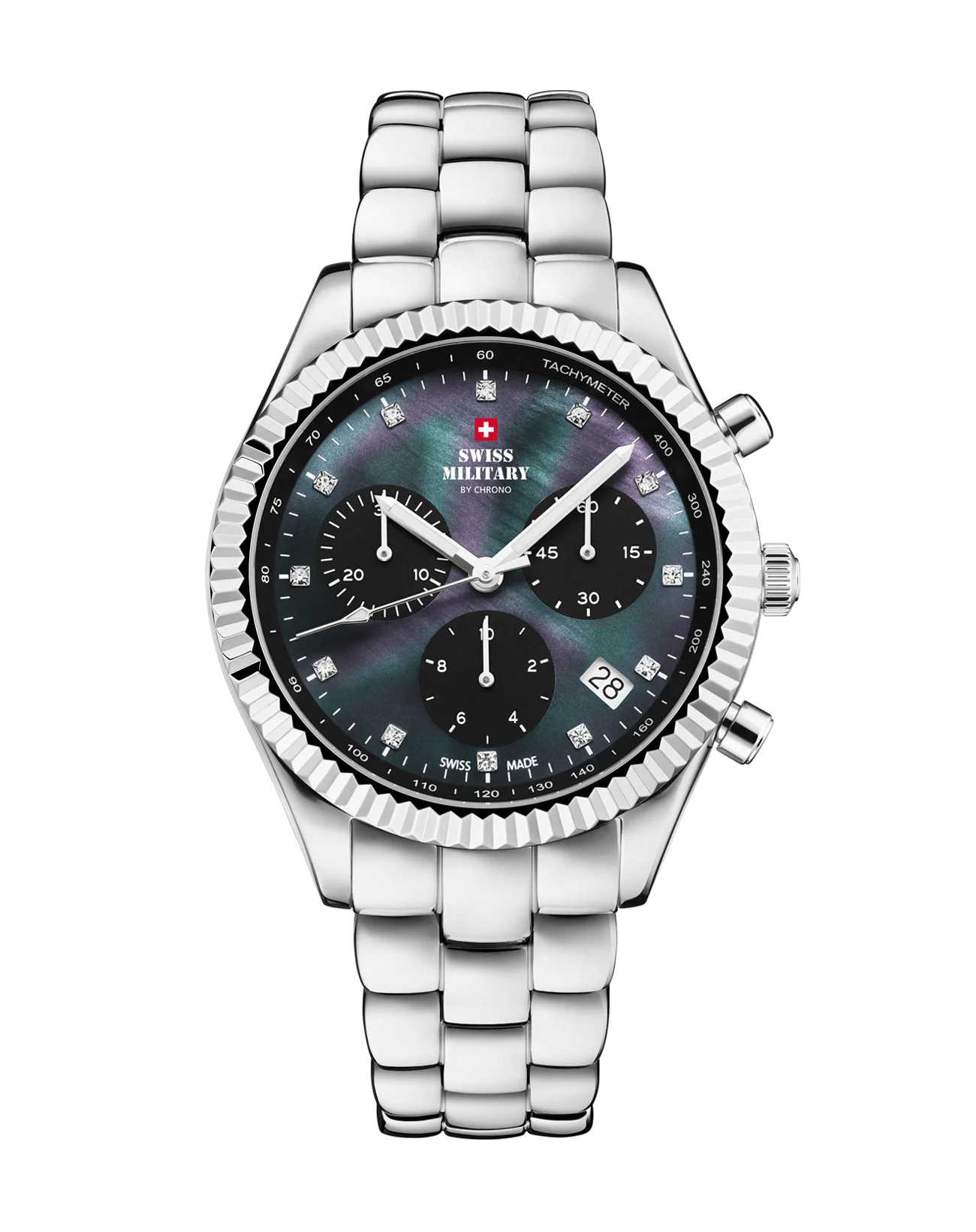 Swiss Military by Chrono Quarz Elegante Chronograph Damenuhr - SM30207.01