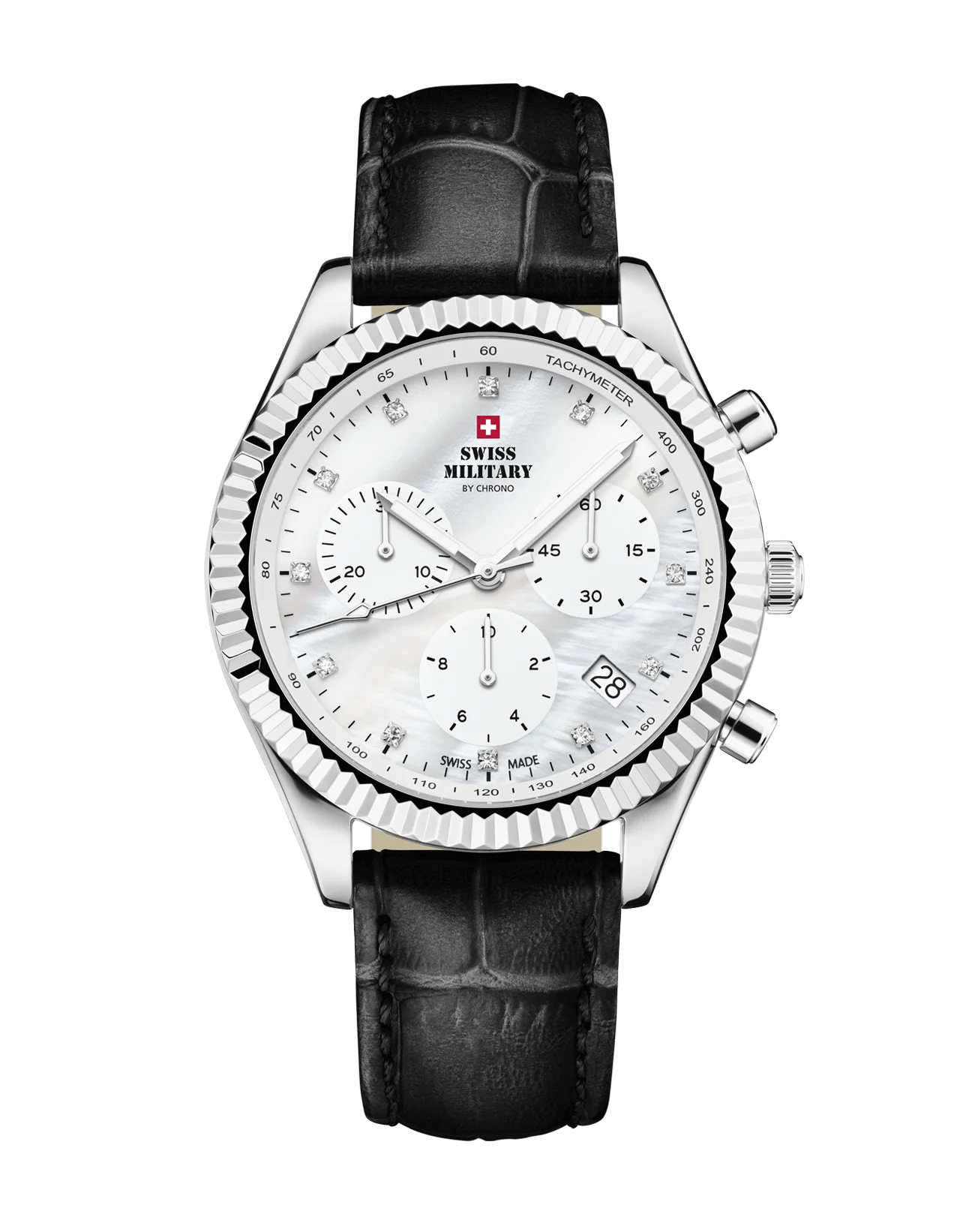 Swiss Military by Chrono Quarz Elegante Chronograph Damenuhr - SM30207.05