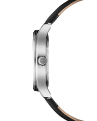 Swiss Military Silber Leder