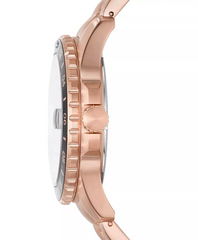 Montre homme Fossil en or rose - FS6027
