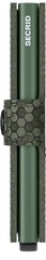 Portefeuille Secrid Miniwallet Hexagon Green avec gravure - MHe-Green