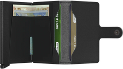 Portefeuille Secrid Miniwallet Yard Powder Black avec gravure - MYp-Black