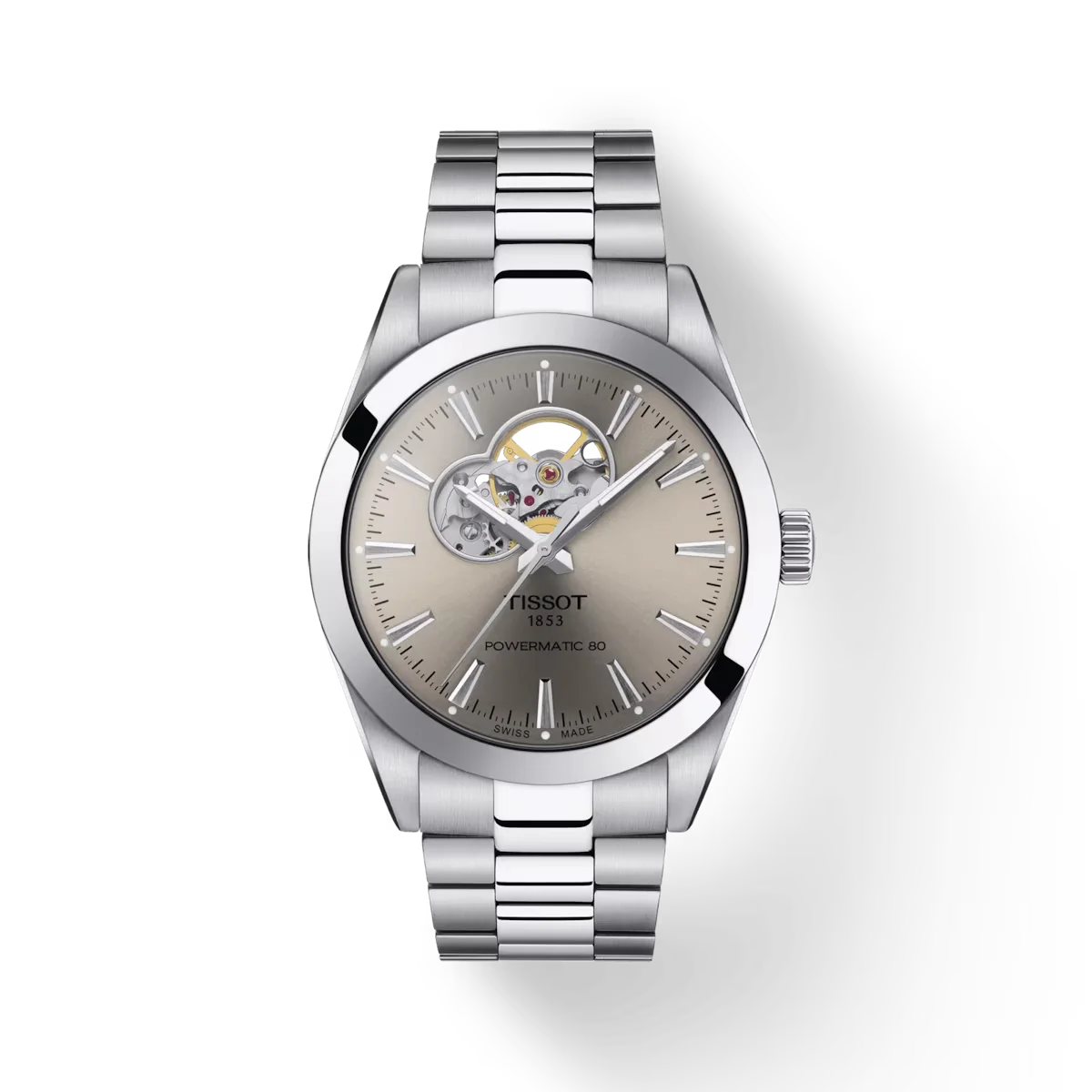 Tissot Gentleman Powermatic 80 Open Heart Herrenuhr - T127.407.11.081.00