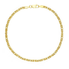 Hohles Königsketten Armband – 18K 750 Gelbgold - VZM060GG21