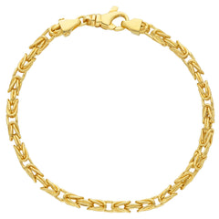 Hohles Königsketten Armband – 18K 750 Gelbgold - VZM090GG22