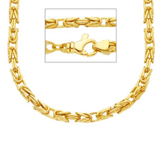 Hohle Königskette für Herren 18K 750 - VZM090GG