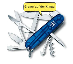 Victorinox Huntsman Blue Transparent Taschenmesser - 1.3713.T2