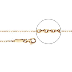 Der Kettenmacher Ankerkette für Frauen - Gold Ketten - A3-42G