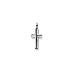 Anhänger Kreuz Weissgold 20 mm 750 Weissgold - 1258.02992/0002