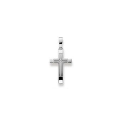 Anhänger 750/18 K Weissgold Kreuz mit Zirkonia - 1258.03332/0001