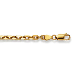 Ankerhalskette 18 Karat Gold -750 in Gelbgold 45cm - 60 cm x 3.6 mm