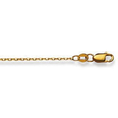 Ankerhalskette 18 Karat Gold 750 in Gelbgold 45cm x 1.3 mm
