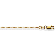 Ankerhalskette 18 Karat Gold -750 in Gelbgold Unisex 38cm - 50 cm x 1.5 mm