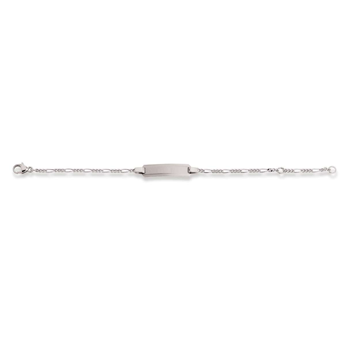 Baby Kinder ID-Armband in 18 Karat Weissgold mit Gratis Gravur - 1273.01143/1400